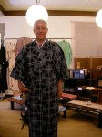 Doug in a Yukata (too small)