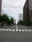 Downtown Sapporo - Reminds me of Salt Lake City