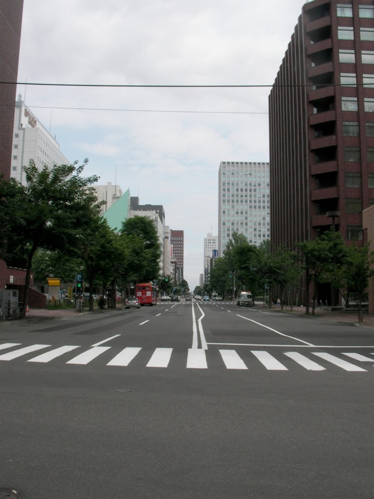 Downtown Sapporo - Reminds me of Salt Lake City