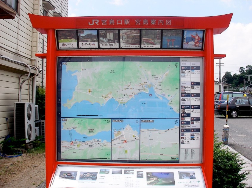 Helpful Map of Miyajima