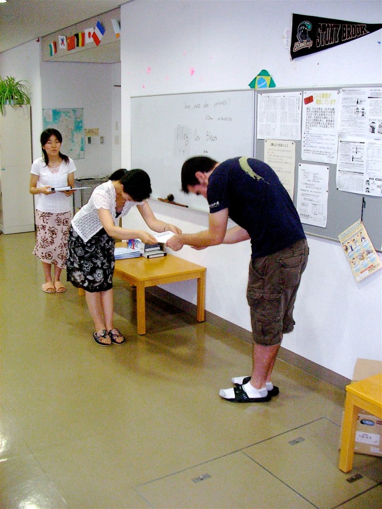 Jeremiah accepts his certificate