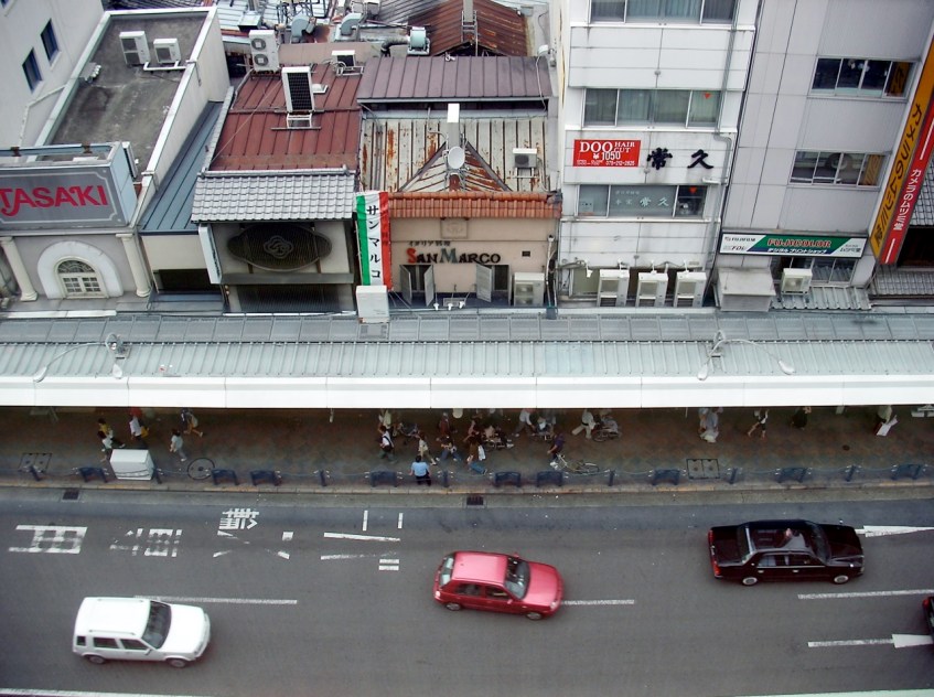 Kyoto from Hankyu Restaurant
