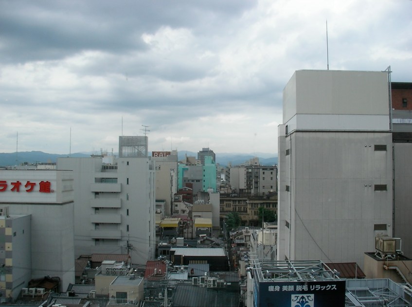 Kyoto from Hankyu Restaurant