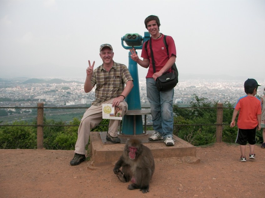 Me, Theo and our Monkey Friend