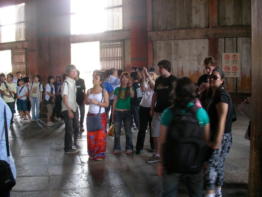 Minna-san in the Todaiji