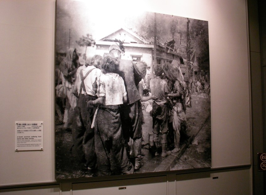 One of the only photos the day the bomb fell