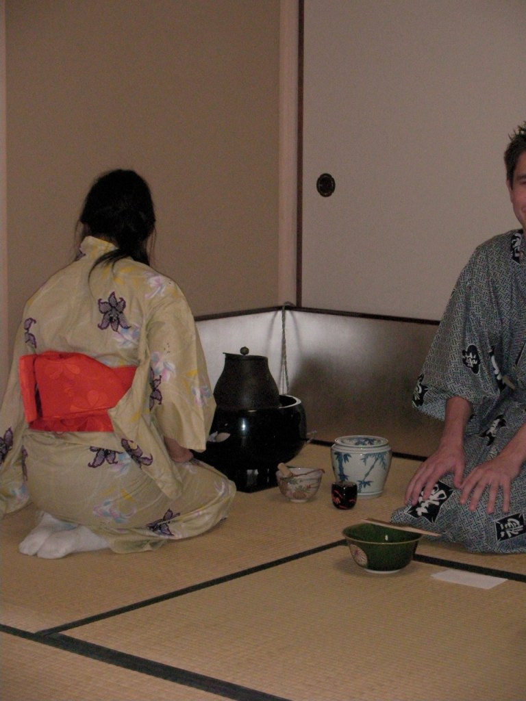 Our Tea Hostess at Work