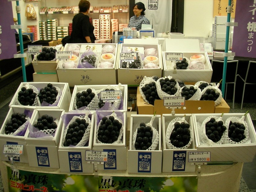 REALLY expensive fruit baskets!