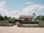 Reconstructed gateway to Kaizu Castle site
