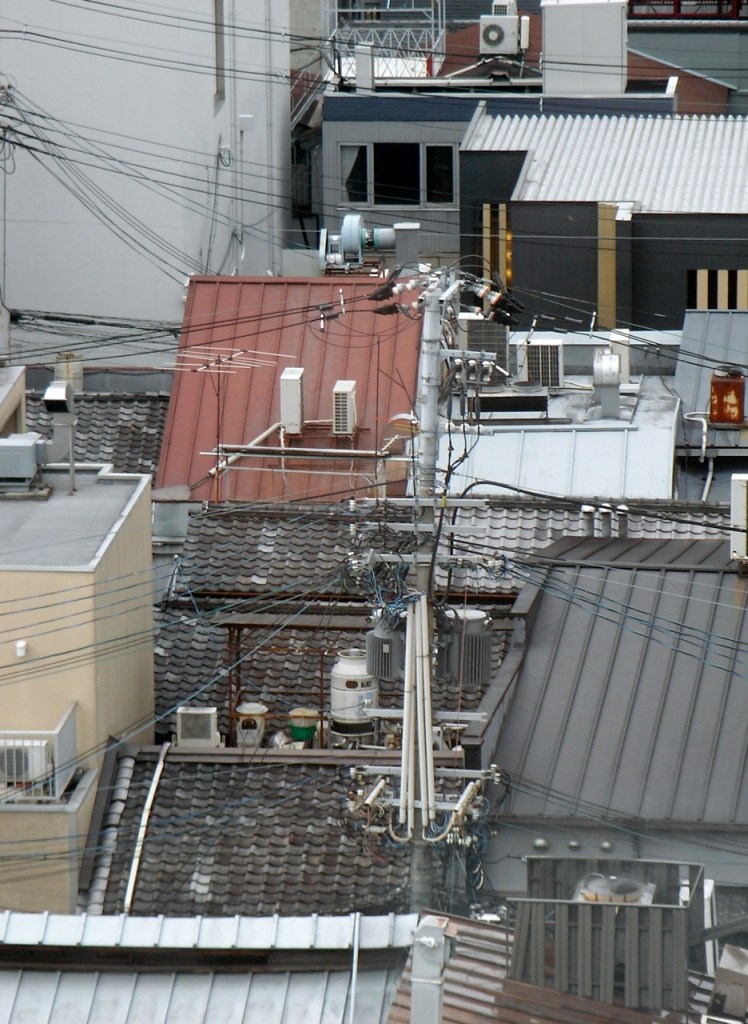View from Hankyu Restaurant - Utility Pole