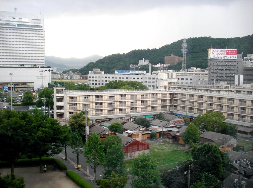 View from my hotel window