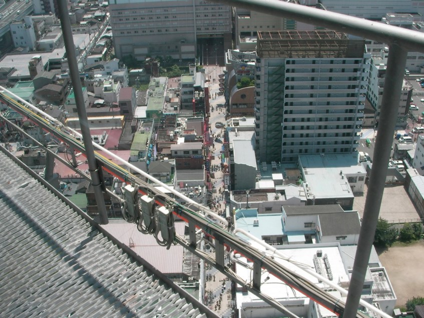 View of Osaka from Tsutenkaku Tower